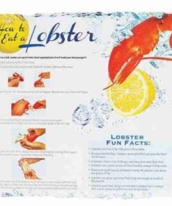 How To Eat A Lobster Placemat 10 Pack